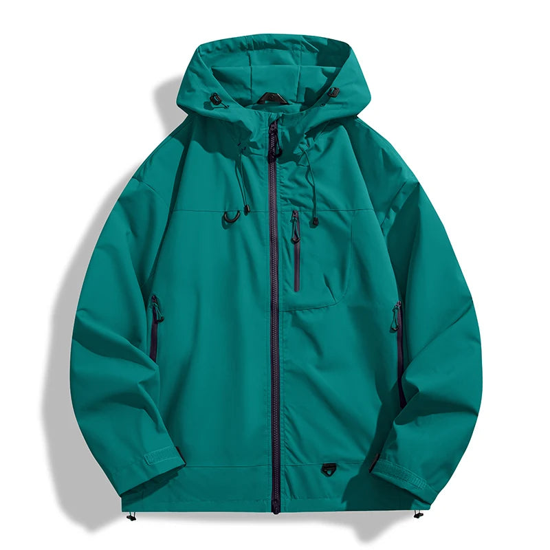 🧥 JNLN Unisex Waterproof Windbreaker – Single‑Layer Outdoor Jacket