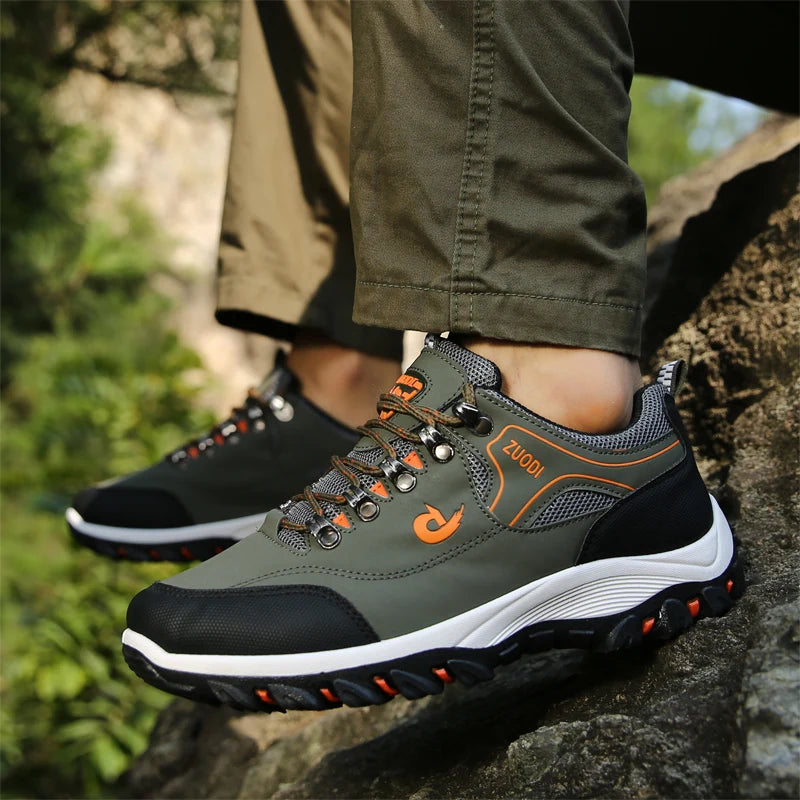 👞 Men’s Genuine Leather Casual Sneakers