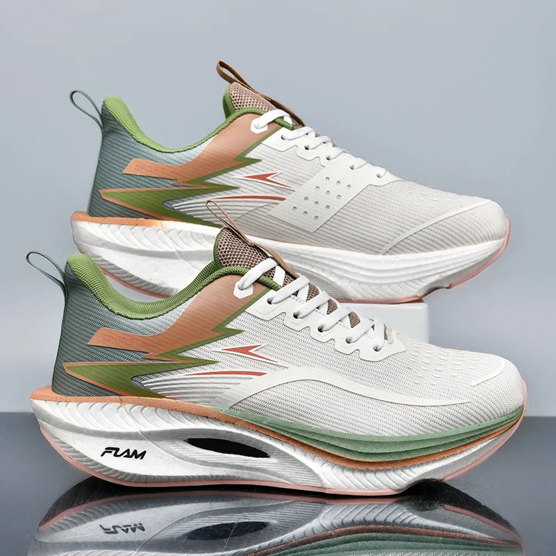 🏃 Marathon Carbon Plate + Air Cushion Running Shoes