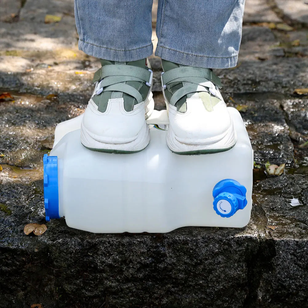 11/12L Water Storage Container with Faucet Portable Water Tank Large Capacity Drinking Water Bucket for Vehicle Car Camping