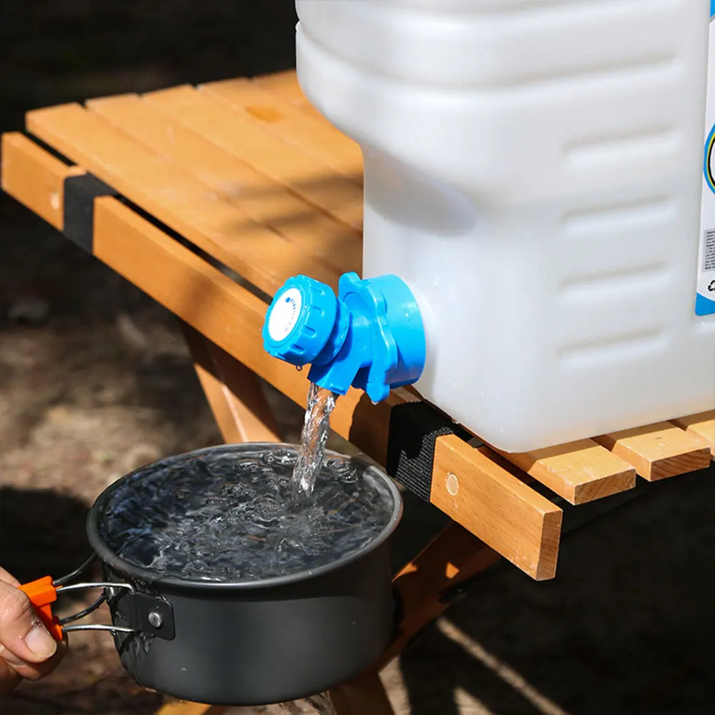 11/12L Water Storage Container with Faucet Portable Water Tank Large Capacity Drinking Water Bucket for Vehicle Car Camping