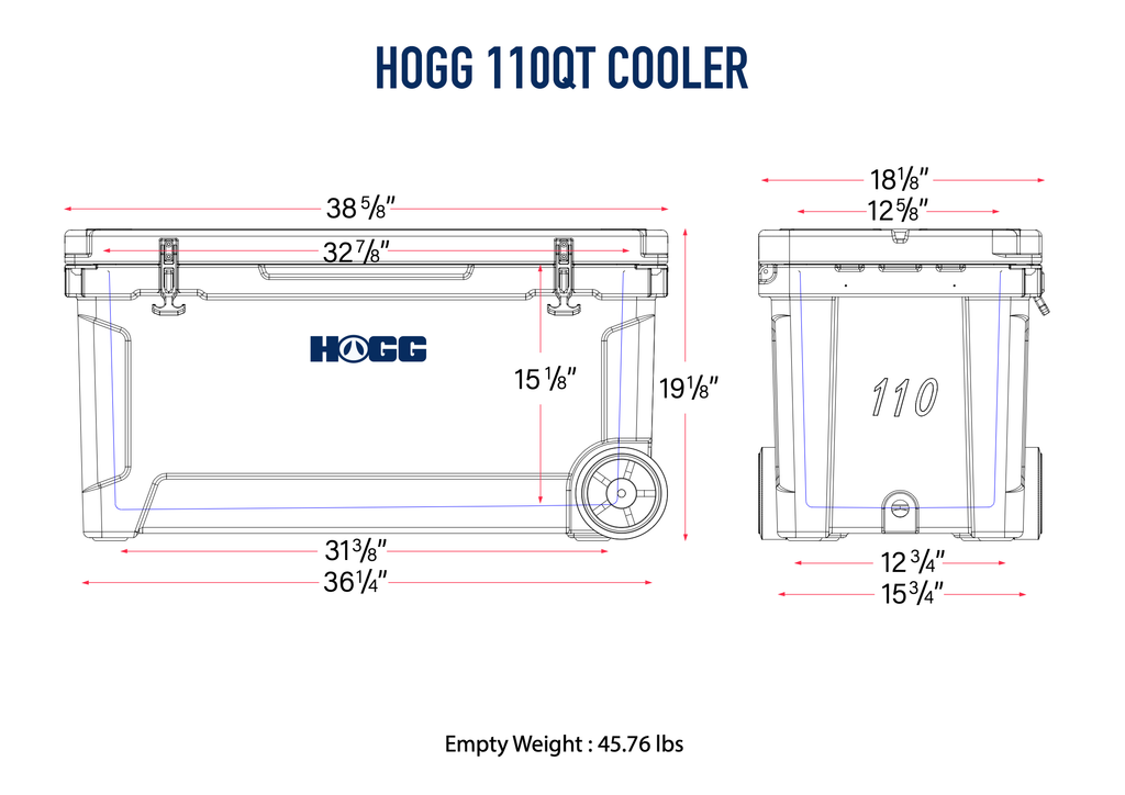 110QT HOGG COOLERS