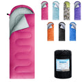 ORTHOMTEX Sleeping Bags for AdultsTeens and Kids Girls-Warm & Cold Weather LightweightWaterproof BackpackGreat for 3-4 Seasons HikingCamping and Outdoor Mountaineering(Pink/Right Zip)