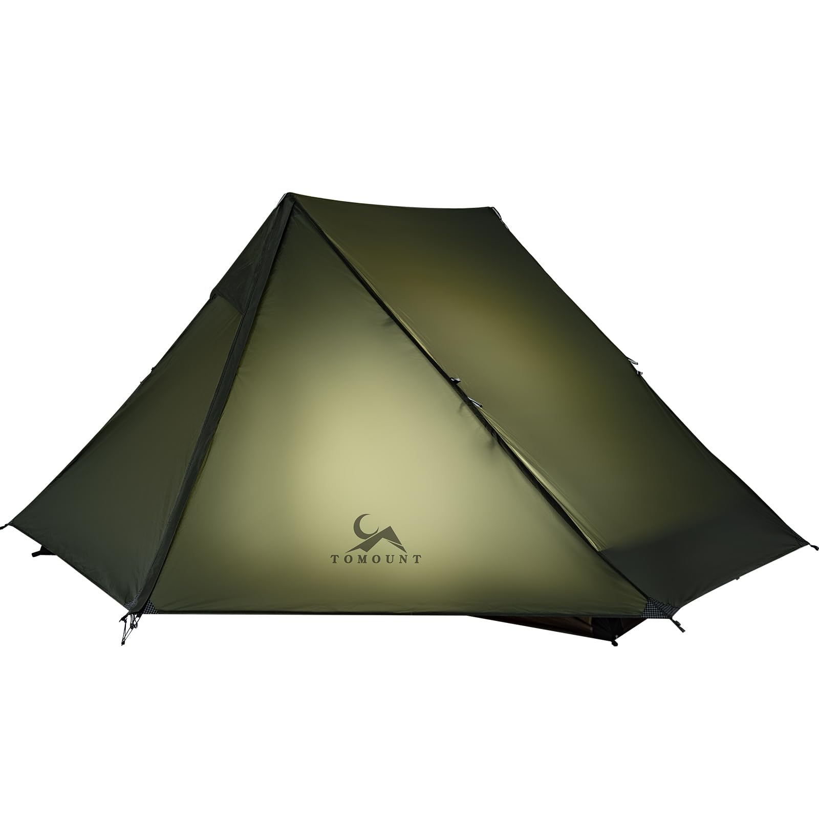 TOMOUNT Ultralight Trekking Pole Tent for Two PersonLightweight Backpacking TentWaterproof Windproof Tents for ClimbingCampingHikingTrekking